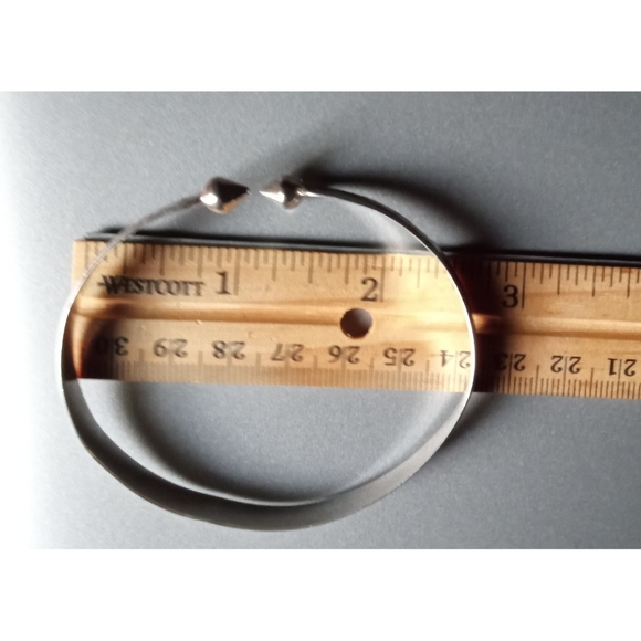 Vintage Sterling silver West Indian Jamaican Bangles bracelets 102 Grams - Picture 5 of 16